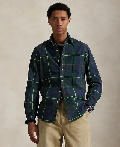 Polo Ralph Lauren Men's Classic-Fit Plaid Oxford Shirt