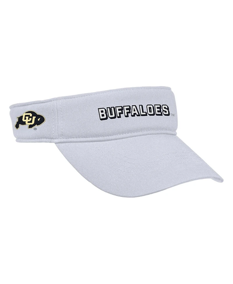 Nike Men's White Colorado Buffaloes 2025 On-Field Ace Performance Adjustable Visor Hat