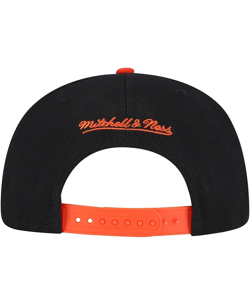 Mitchell & Ness Men's Black San Francisco Giants Rise Up Snapback Hat
