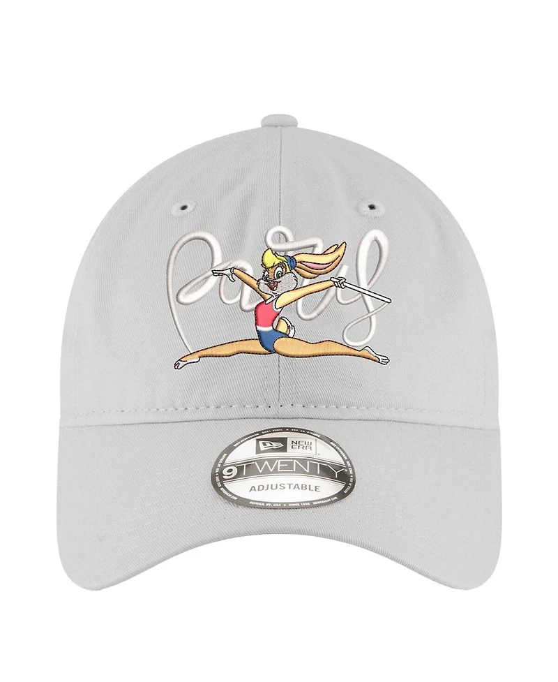 New Era Men's Lola Bunny Gray Looney Tunes x Team Usa 9TWENTY Adjustable Hat