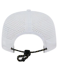 New Era Men's White Pittsburgh Pirates Perforated Golfer Snapback Hat