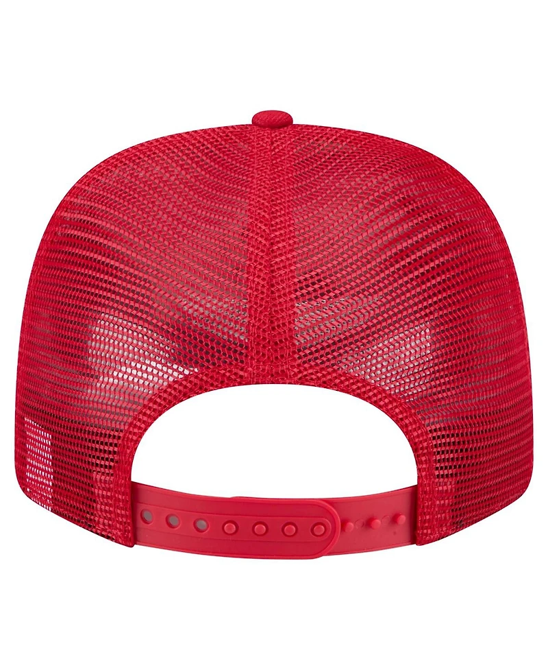 New Era Men's Red St. Louis Cardinals Flag 9SEVENTY Stretch-Snap Hat