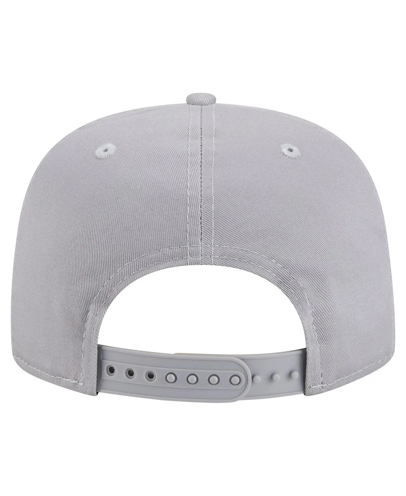 New Era Men's Gray Chicago Bulls Throwback Property Of Golfer Snapback Hat