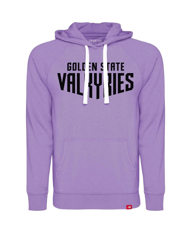 Sportiqe Men's and Women's Violet Golden State Valkyries Olsen Tri-Blend Pullover Hoodie Sweatshirt
