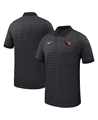 Nike Men's Black Oregon State Beavers 2025 Early Season Coaches Sideline Victory Stripe Performance Polo Shirt