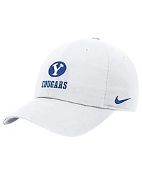 Nike Men's White Byu Cougars 2025 On-Field Club Adjustable Hat