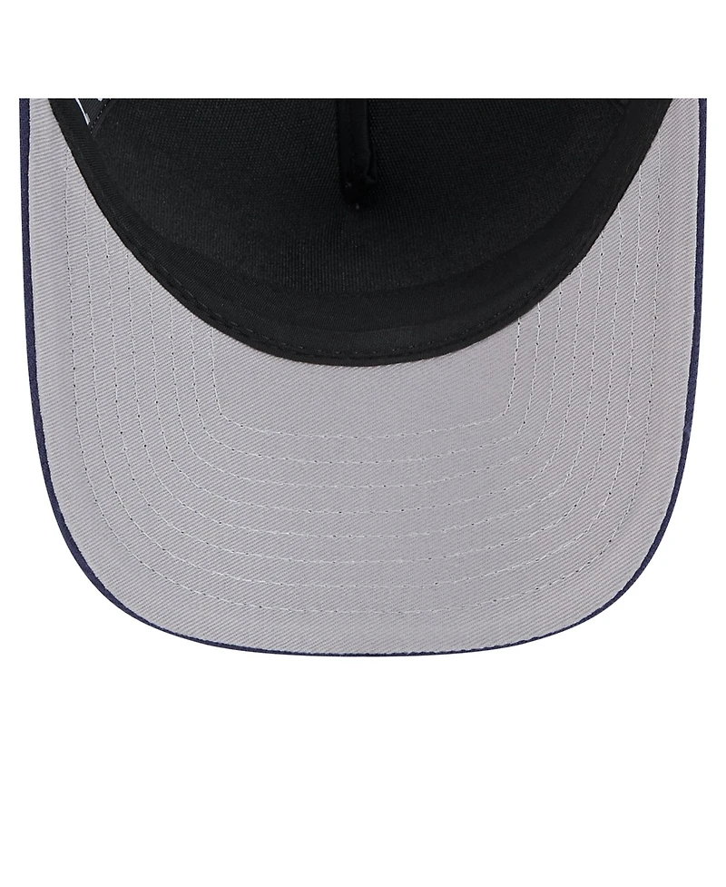 New Era Men's Light Blue/Navy Houston Astros 2-Tone Color Pack 9FORTY M-Crown A-Frame Adjustable Hat