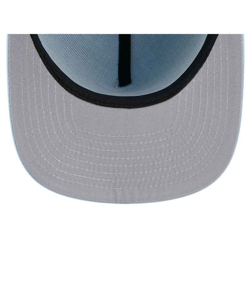 New Era Men's Light Blue Houston Astros Color Pack A-Frame 59FIFTY Fitted Hat