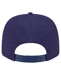 New Era Men's Navy Tampa Bay Rays Circle Patch 9SEVENTY Stretch-Snap Hat
