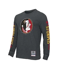 Mitchell & Ness Men's Charcoal Florida State Seminoles Team Pride Long Sleeve T-Shirt