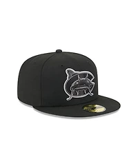 New Era Men's Black Charlotte Knights Theme Nights 59FIFTY Fitted Hat