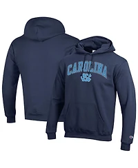 Champion Men's Navy North Carolina Tar Heels Arch Over Logo Pullover Hoodie
