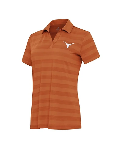Antigua Women's Texas Orange Longhorns Tunnel Polo Shirt