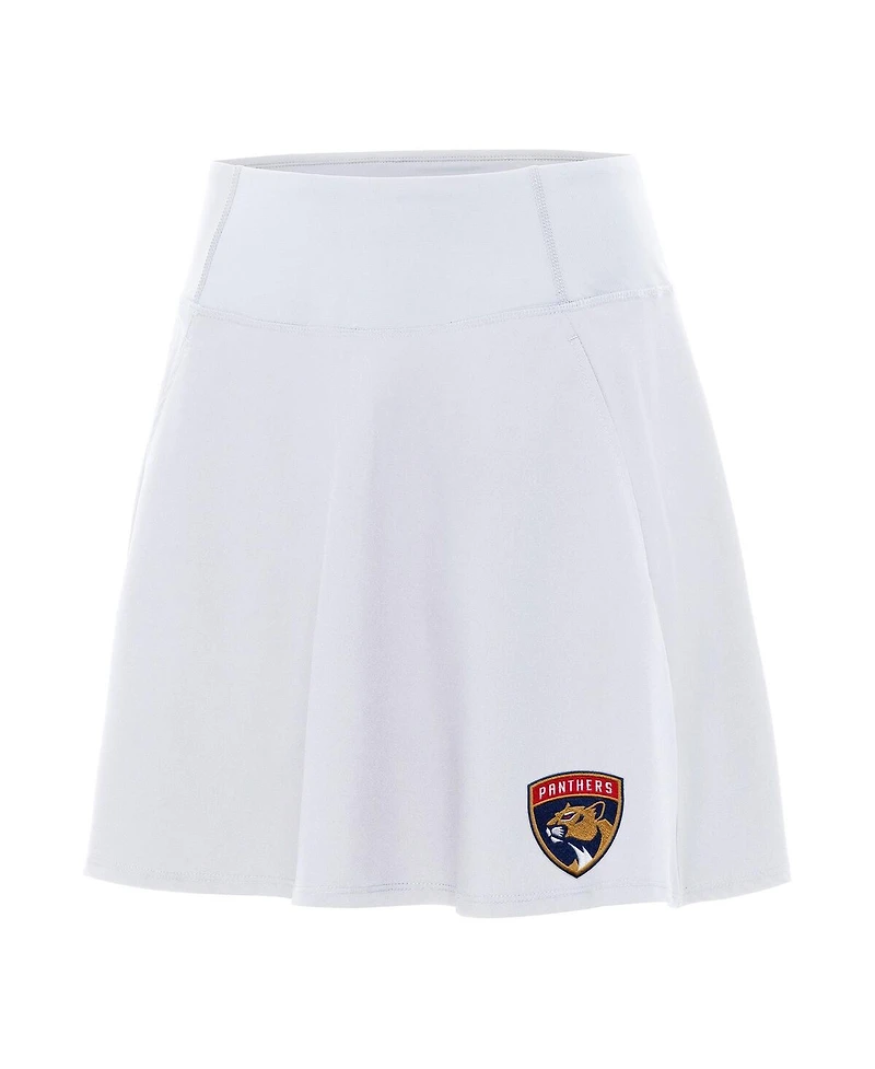 Antigua Women's White Florida Panthers Chip Skort
