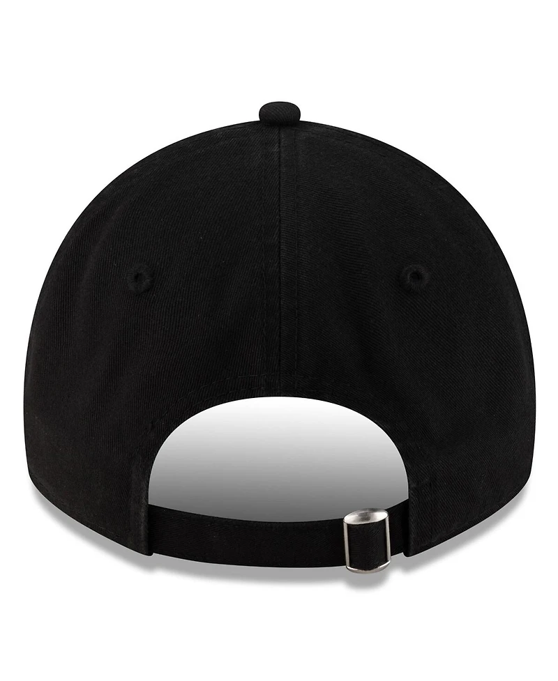 New Era Men's Black Utah Mammoth 9TWENTY Adjustable Hat