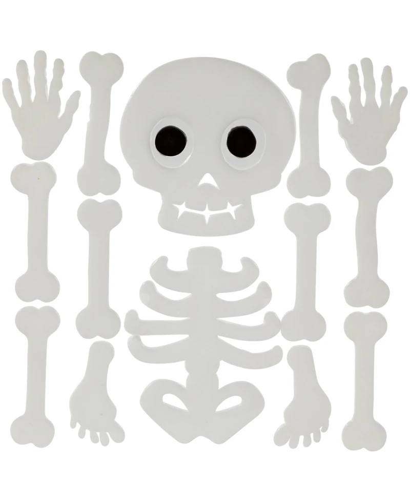 Northlight Double Sided Halloween Gel Window Clings, Set of 4