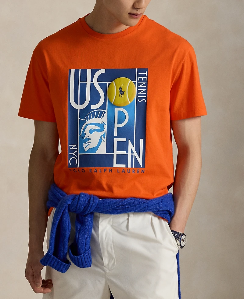 Polo Ralph Lauren Unisex Us Open Classic-Fit Jersey T-Shirt