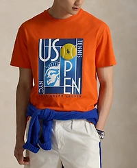 Polo Ralph Lauren Unisex Us Open Classic-Fit Jersey T-Shirt