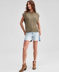 And Now This Women's Extended-Shoulder Cable-Knit Sweater Vest, Macy's Exclusive