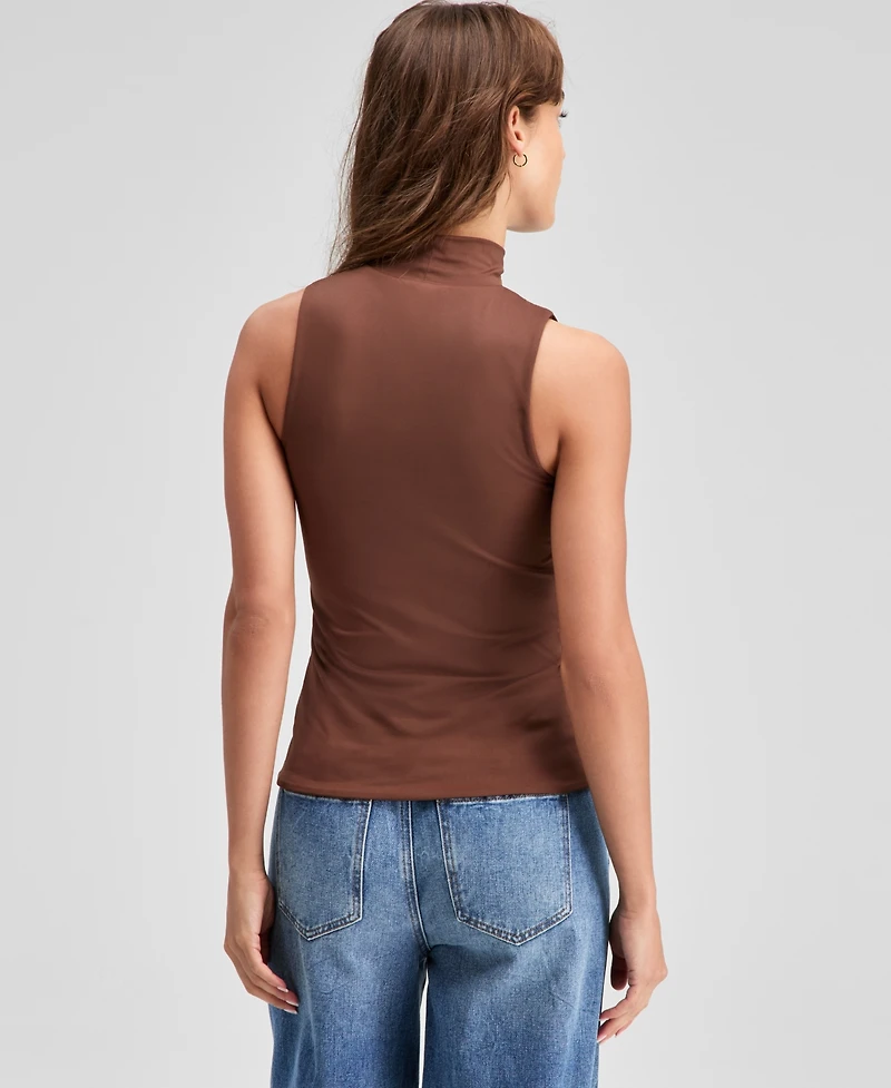 And Now This Women's Mock Neck Fitted Tank, Exclusively at Macy's