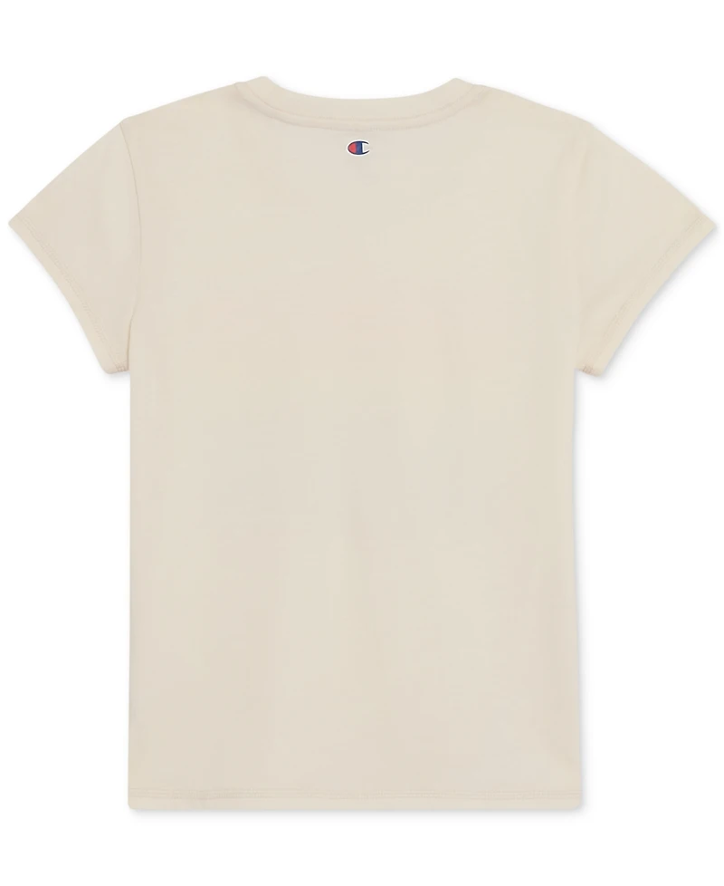 Champion Big Girls Short-Sleeve Logo Graphic T-Shirt
