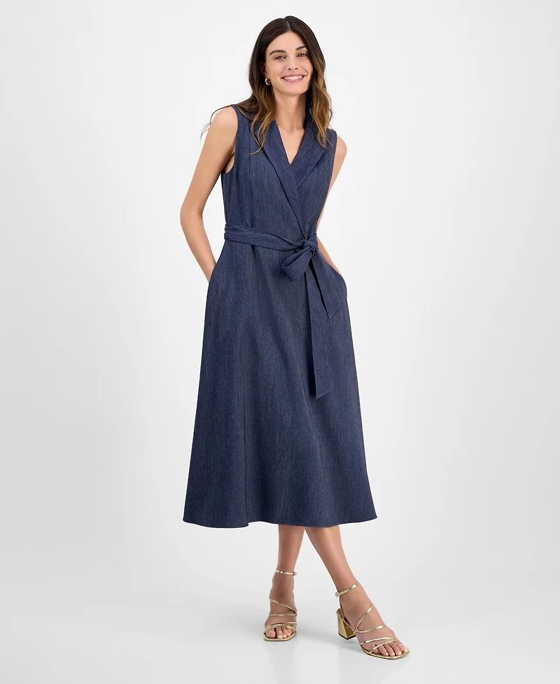 julia jordan Women's Sleeveless Midi Dress