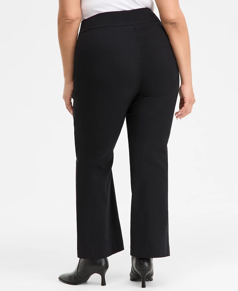 I.n.c. International Concepts Plus Mid-Rise Bootcut Pants, Macy's Exclusive