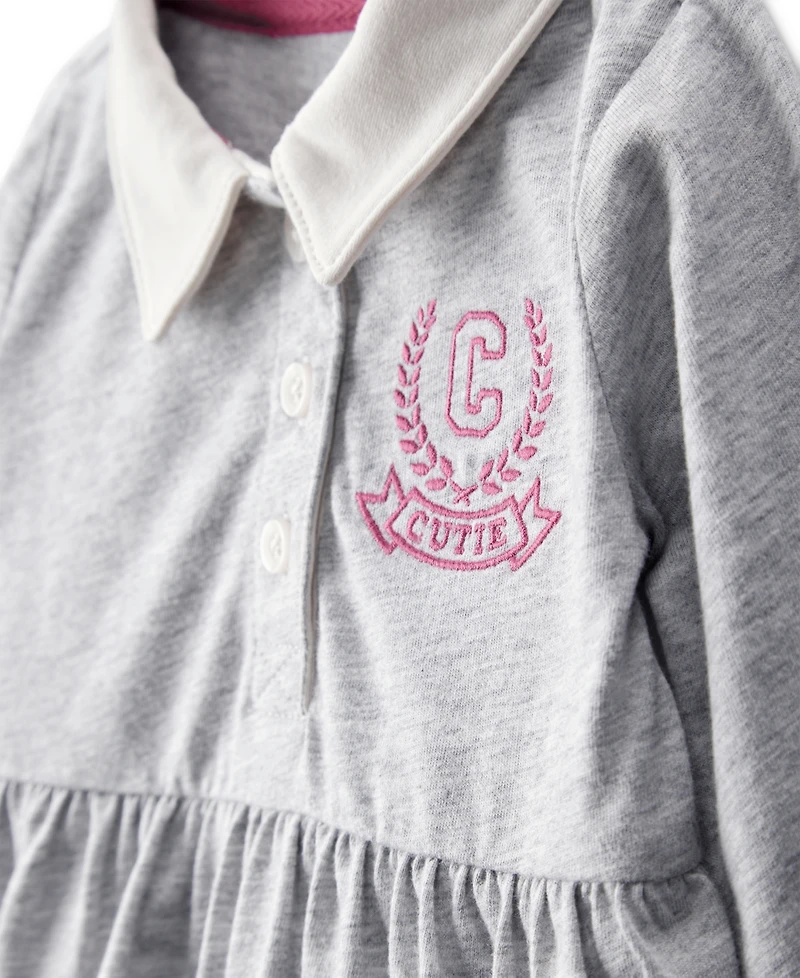 Carter's Baby Girls Varsity Polo Bodysuit Dress