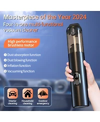 14KPA 4-in-1 Mini Cordless Vacuum Cleaner Portable Ai Handheld Vacuum with Type-c Charge for Car and House