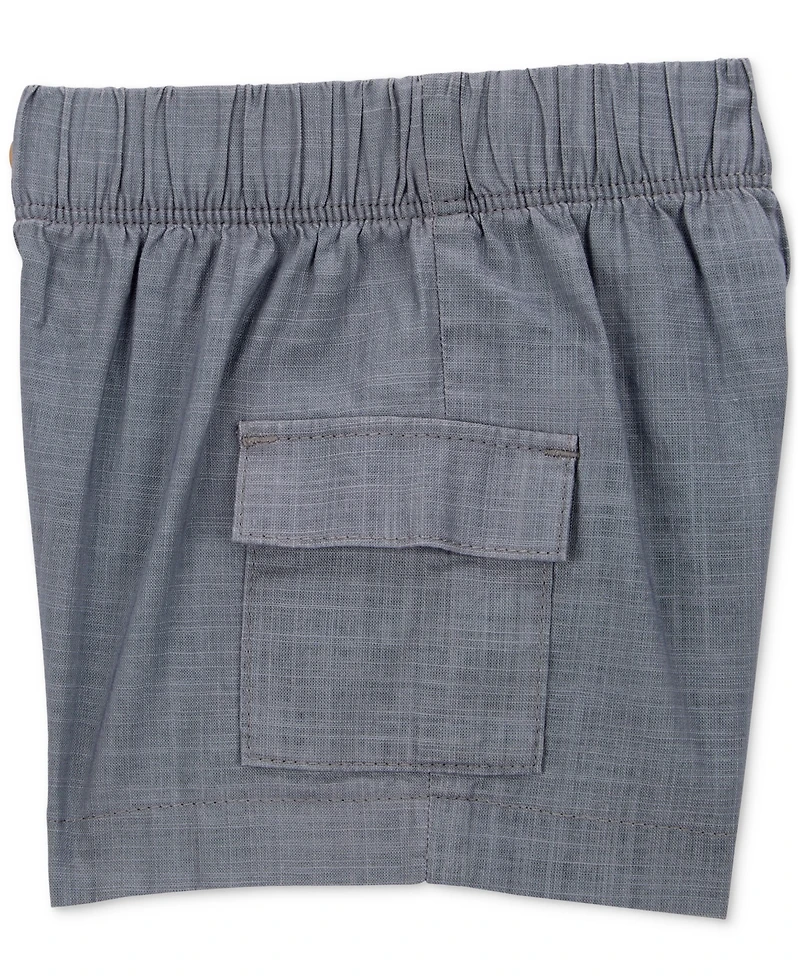 Carter's Baby Boys Cotton Button-Down Shirt & Shorts, 2 Piece Set