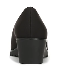 LifeStride Women's Ziva Round Toe Wedge Loafers