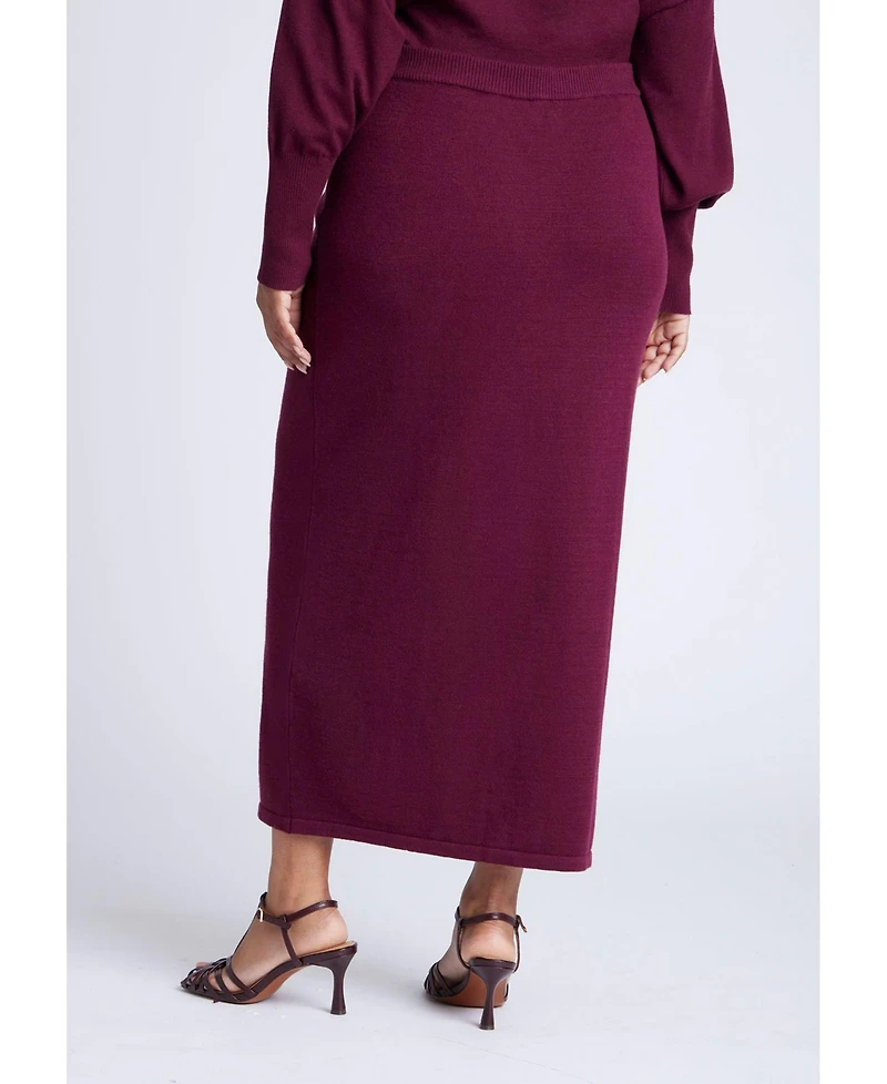Eloquii Plus Sweater Column Skirt