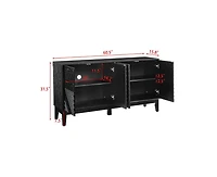 Casainc 60.5" Storage Cabinet with Adjustable Shelves