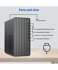 Hp Envy Premium Tower Desktop Intel Core i7 14700 8GB Ram Nvidia GeForce Rtx 3050 512GB Ssd Storage Windows 11 Home - Black