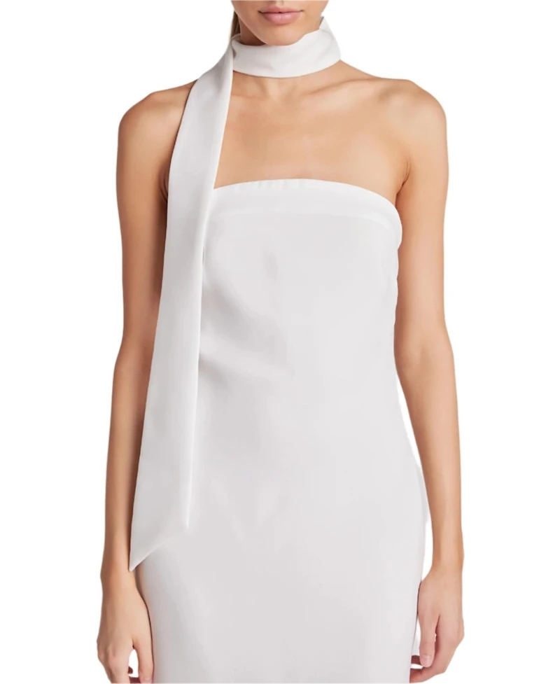 endless rose Women's Choker Tie Midi Dress