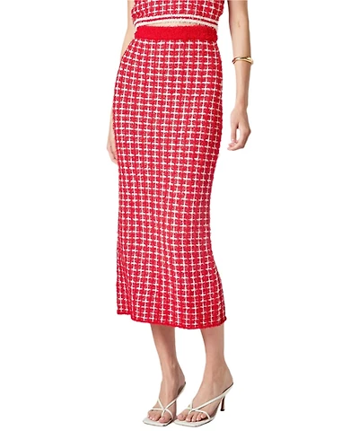 endless rose Women's Check Maxi Skirt