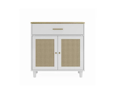 Wooden Countertop Storage Cabinet with Scratch Pad