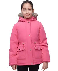 Rokka&Rolla Girls Sherpa Fleece Lined Parka Coat 4-18