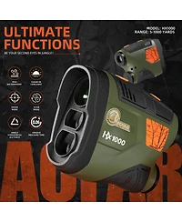 Aofar Hx1000 Range Finder for Hunting Archery, 1000 Yards w/ Angle and Horizontal Distance, Shooting Rangefinder for Rifle. Range, Scan, Speed Mode