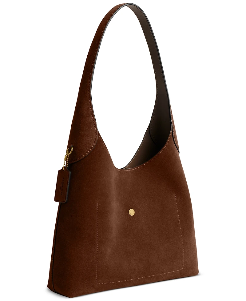 Coach Suede Brooklyn Small Shoulder Bag 28