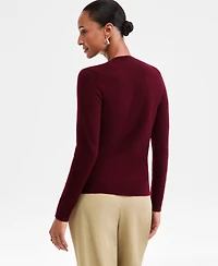 Charter Club 100% Cashmere Women's V-Neck Long-Sleeve Sweater, Macy's Exclusive