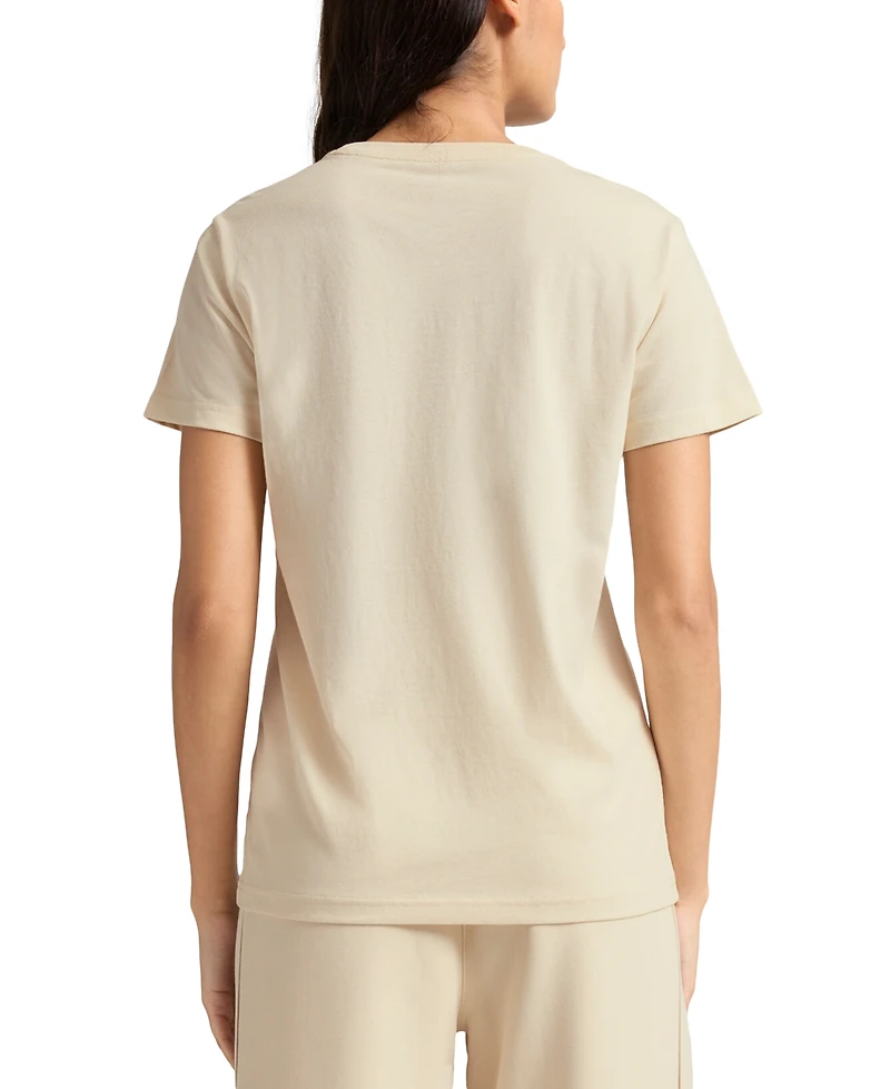 Puma Women's Animal Graphic Cotton Logo T-Shirt