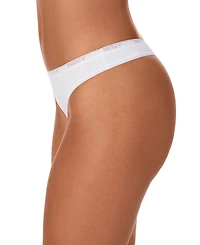Dkny Women's Low-Rise Cotton Thong Underwear DK8461