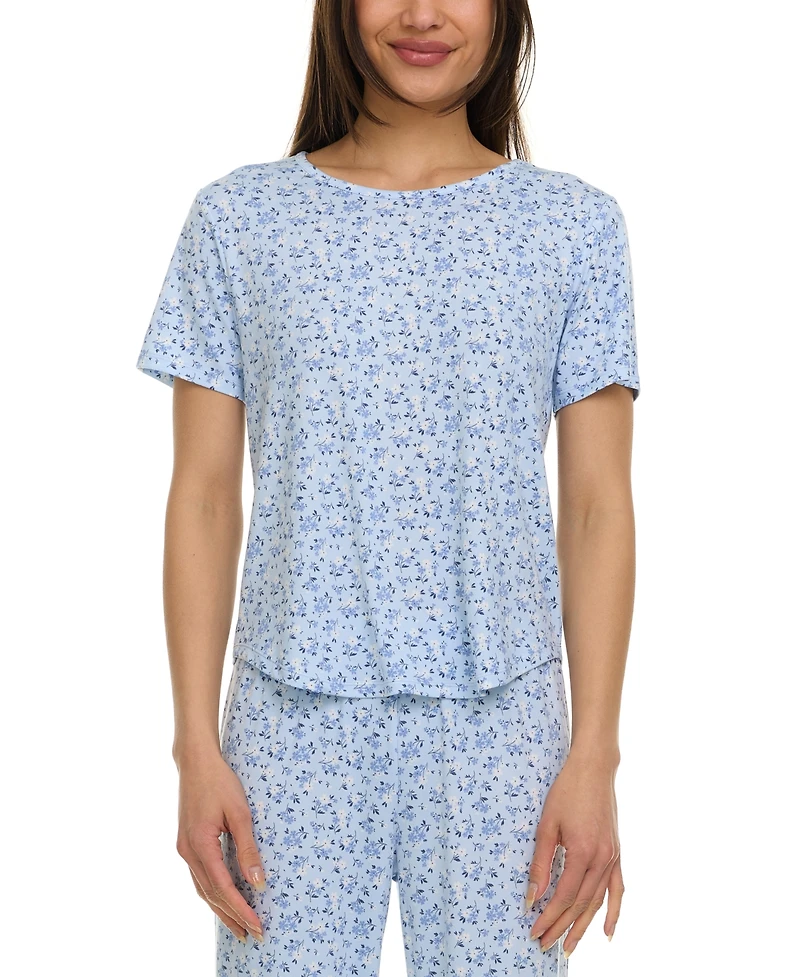 Flora by Flora Nikrooz Women's 2-Pc. Jody Floral Pajamas Set