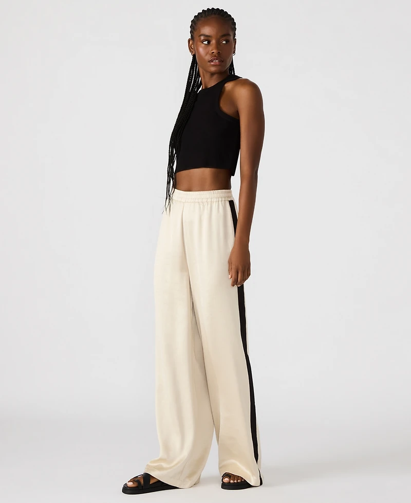 Steve Madden Women's Moxie Side-Striped Pants
