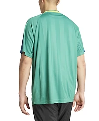 adidas Men's Nation Stripe Logo Jersey T-Shirt