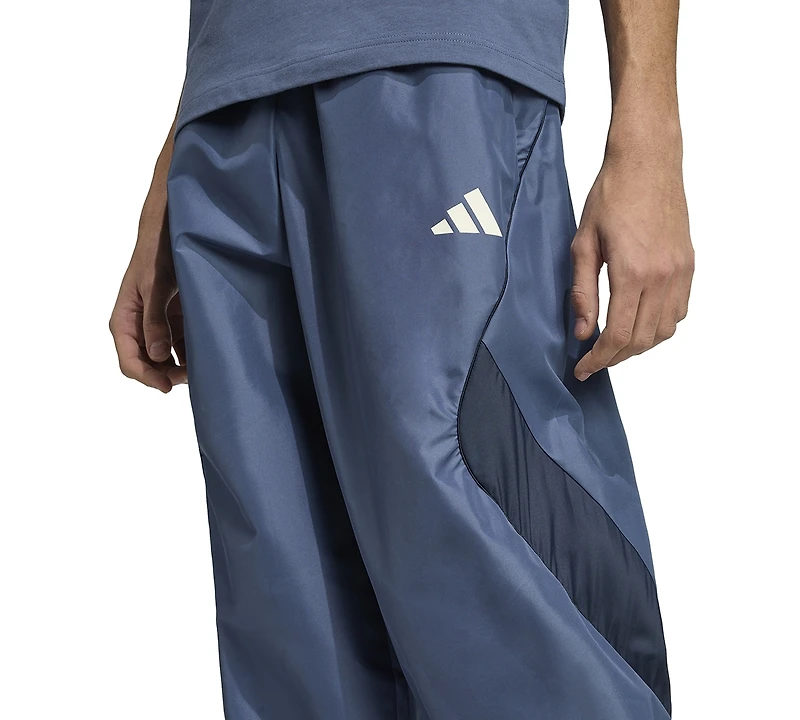 adidas Men's Stadium Colorblocked Woven Logo Pants