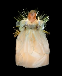 Northlight 10.5" Angel with Candle Lighted Christmas Tree Topper