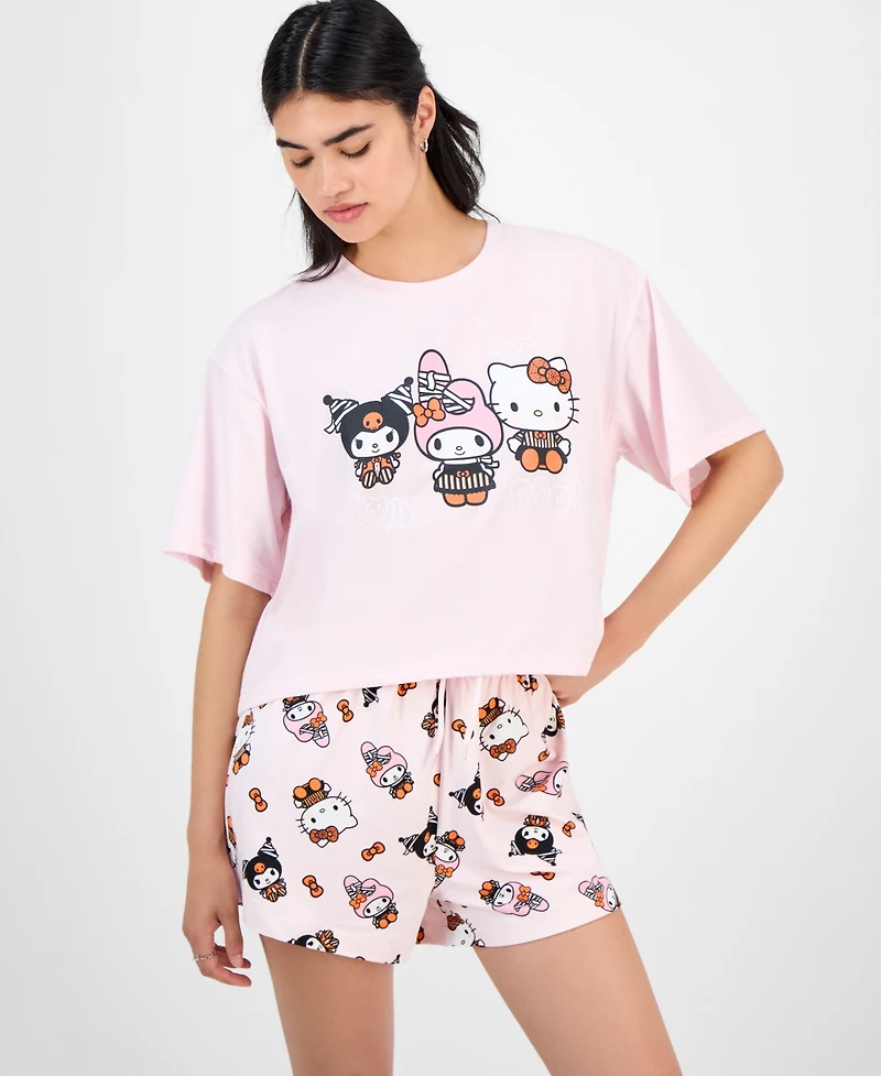 Love Tribe Juniors' Spooky My Melody Trio T-Shirt