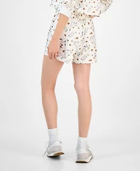 Love Tribe Juniors' Autumn Dancing Snoopy Lounge Shorts